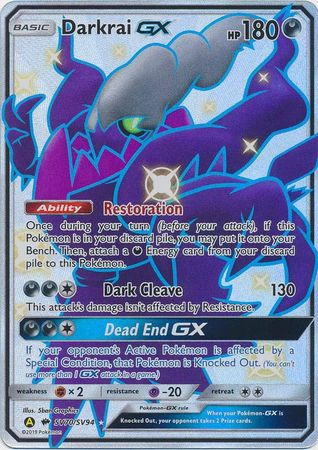 Darkrai GX - SV70/SV94 - Shiny Holo Rare
