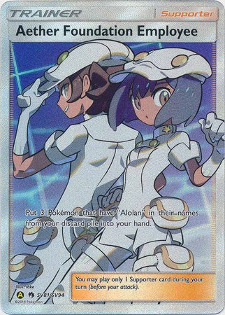 Aether Foundation Employee - SV81/SV94 - Shiny Holo Rare