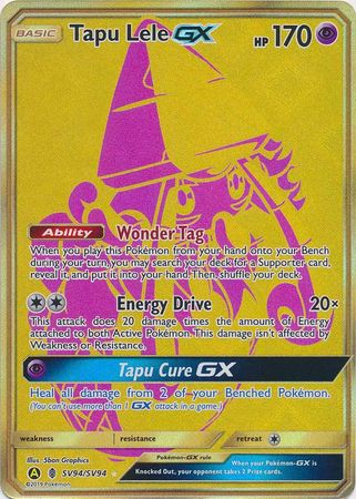 Tapu Lele GX - SV94/SV94 - Shiny Holo Rare