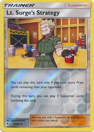 Lt. Surge's Strategy - 60/68 - Uncommon - Reverse Holofoil