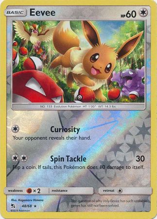 Eevee - 48/68 - Reverse Holofoil Rare