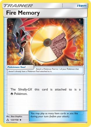 Fire Memory 123  SM  Ultra Prism - Uncommon