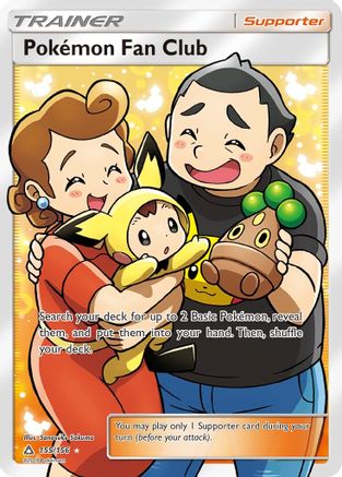 Pokemon Fan Club (Full Art) 155  - Holofoil SM  Ultra Prism - Ultra Rare