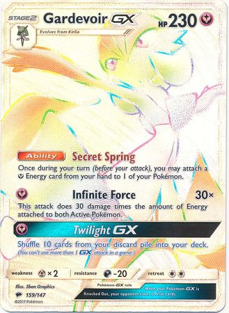 Gardevoir GX (Secret) - 159/147 - Secret Rare