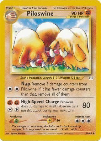 Piloswine 036/64  - Unlimited Neo Revelation - Uncommon