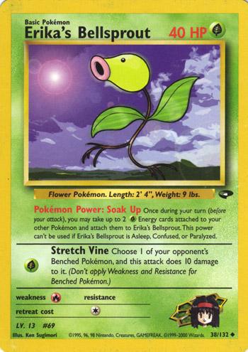 Erika's Bellsprout 038/132  - Unlimited Gym Challenge - Uncommon