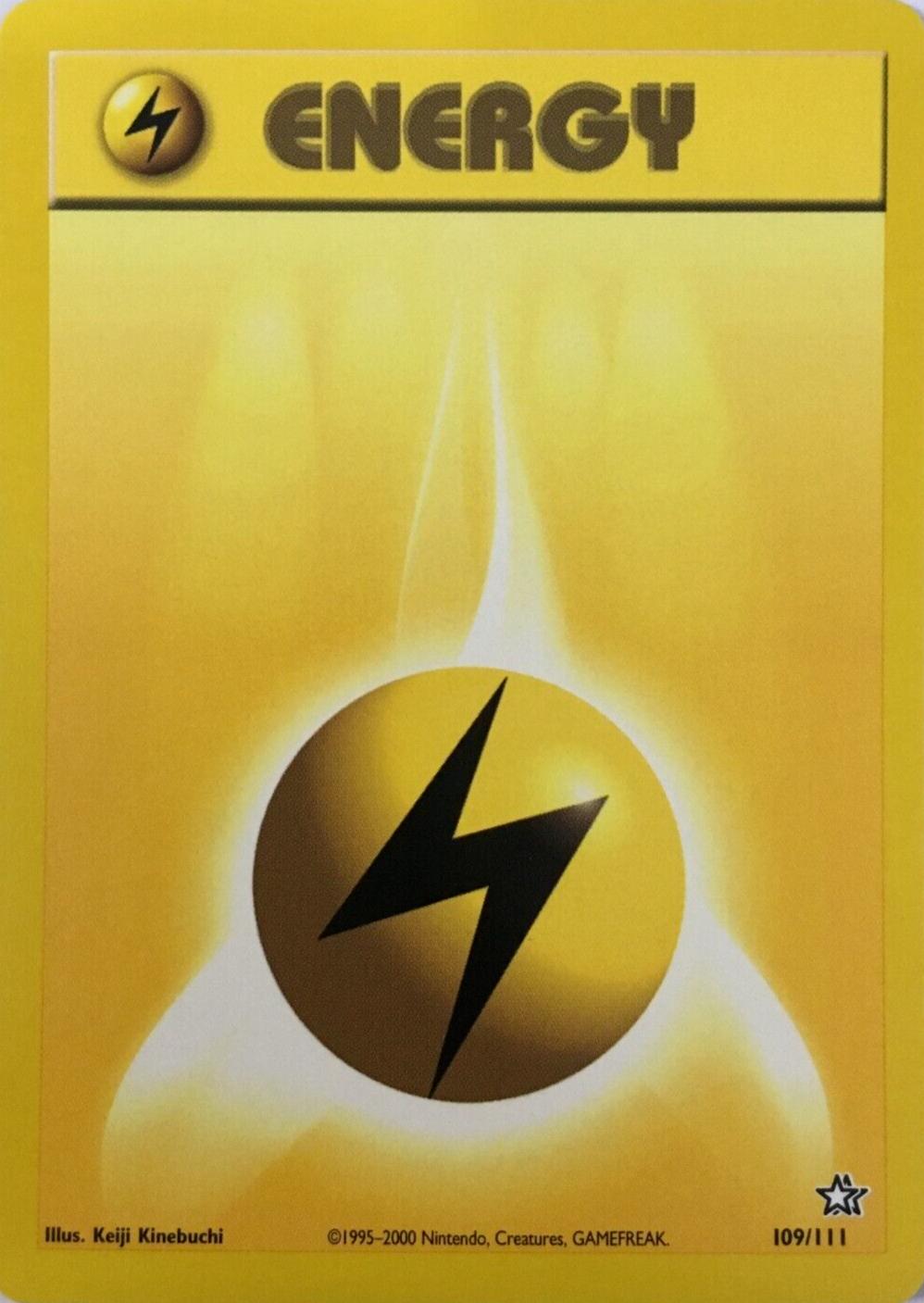 Lightning Energy 109/111  - Unlimited Neo Genesis - Common
