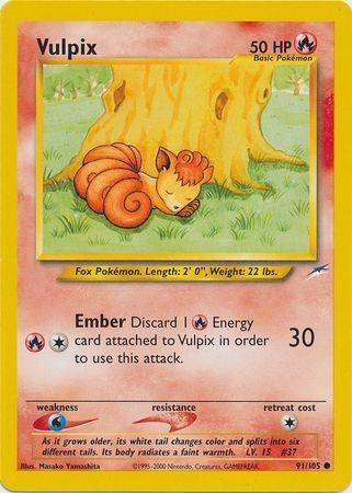 Vulpix 091/105  - Unlimited Neo Destiny - Common