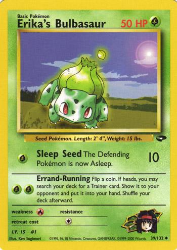 Erika's Bulbasaur 039/132  - Unlimited Gym Challenge - Uncommon