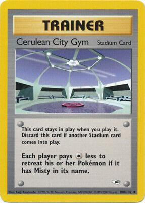Cerulean City Gym 108/132  - Unlimited Gym Heroes - Uncommon