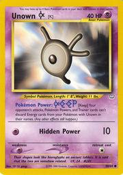 Unown [K] 058/64  - Unlimited Neo Revelation - Common