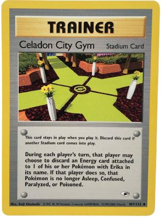 Celadon City Gym 107/132  - Unlimited Gym Heroes - Uncommon