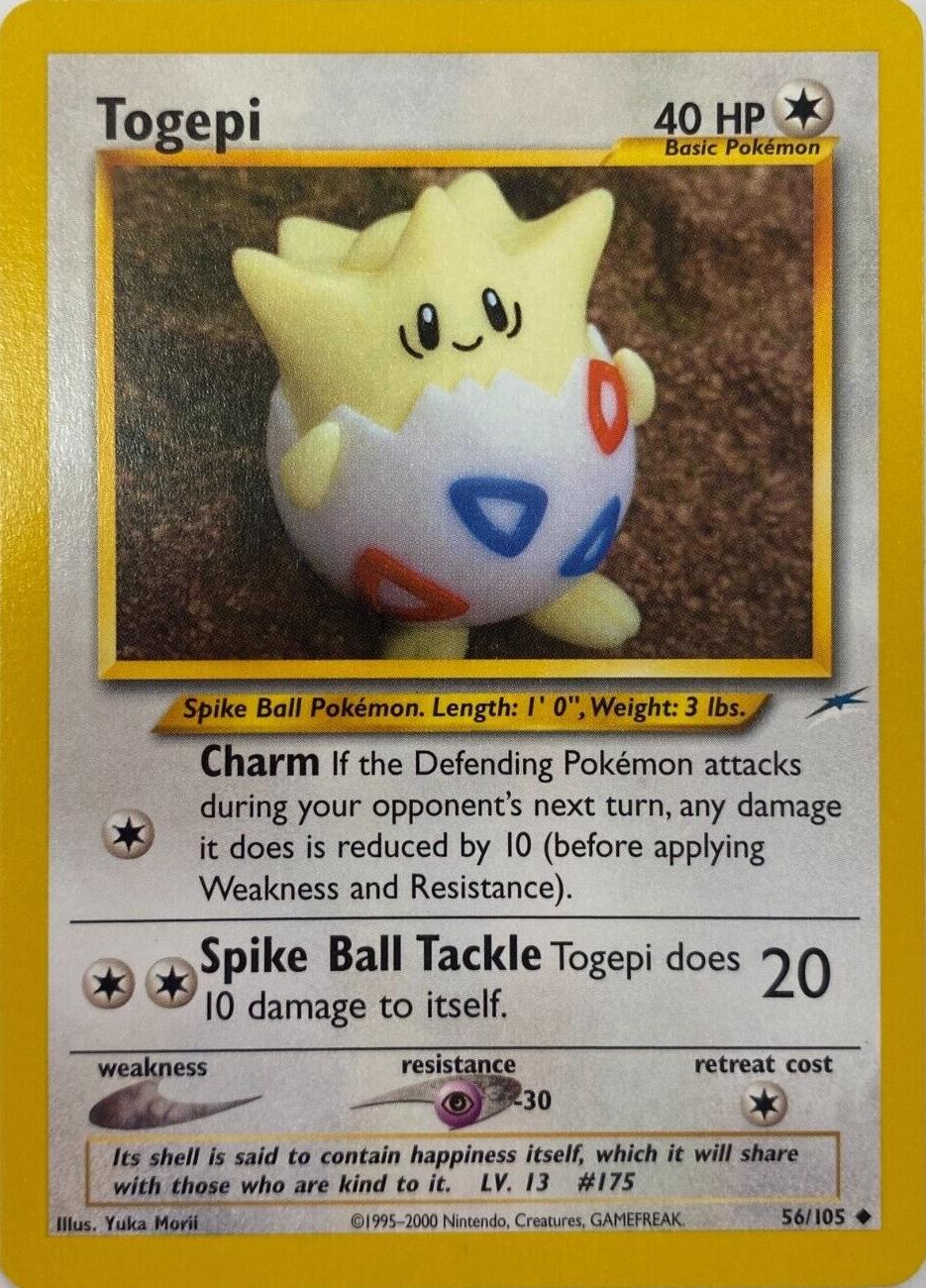Togepi 056/105  - Unlimited Neo Destiny - Uncommon