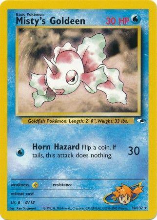 Misty's Goldeen (30) 030/132  - Unlimited Gym Heroes - Rare