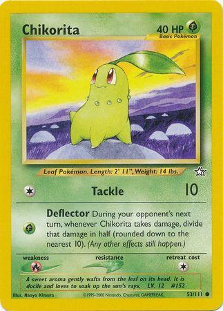 Chikorita (53) 053/111  - Unlimited Neo Genesis - Common