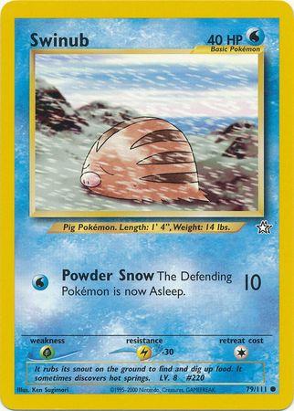 Swinub 079/111  - Unlimited Neo Genesis - Common