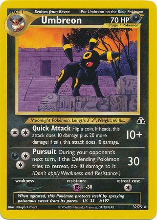 Umbreon (32) 032/75  - Unlimited Neo Discovery - Rare
