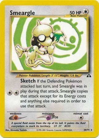 Smeargle (30) 030/75  - Unlimited Neo Discovery - Rare
