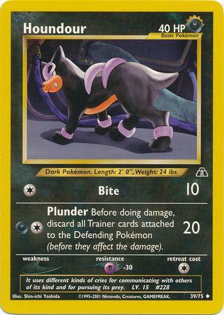 Houndour (39) 039/75  - Unlimited Neo Discovery - Uncommon