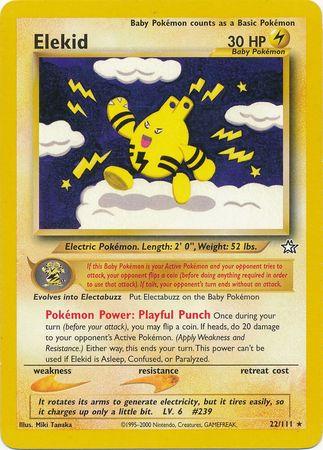 Elekid 022/111  - Unlimited Neo Genesis - Rare