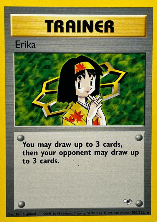 Erika (100) 100/132  - Unlimited Gym Heroes - Rare