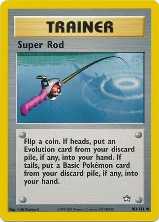 Super Rod 103/111  - Unlimited Neo Genesis - Common