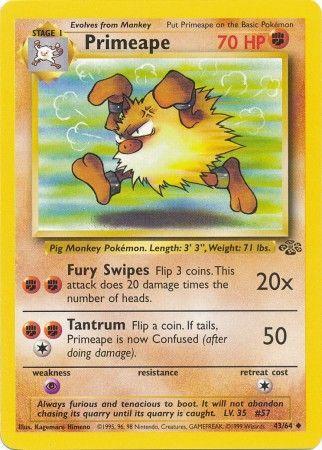 Primeape 043/64  - Unlimited Jungle - Uncommon