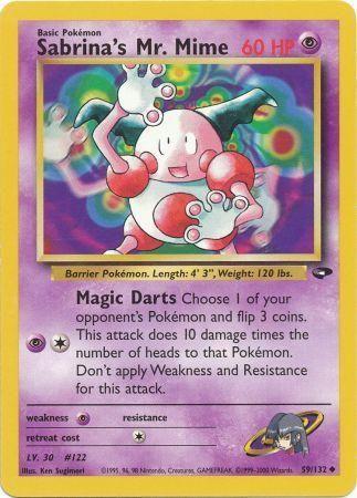 Sabrina's Mr. Mime 059/132  - Unlimited Gym Challenge - Uncommon