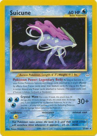 Suicune (27) 027/64  - Unlimited Neo Revelation - Rare