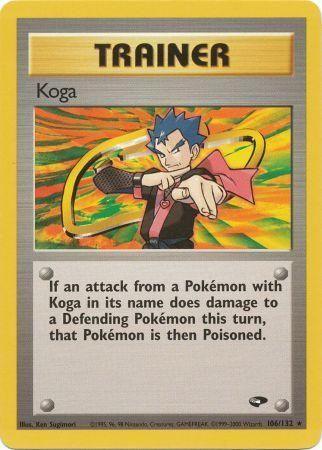 Koga (106) 106/132  - Unlimited Gym Challenge - Rare