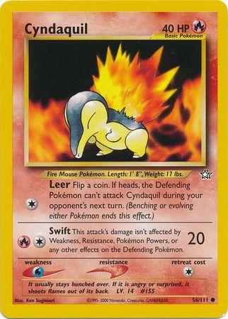 Cyndaquil (56) 056/111  - Unlimited Neo Genesis - Common