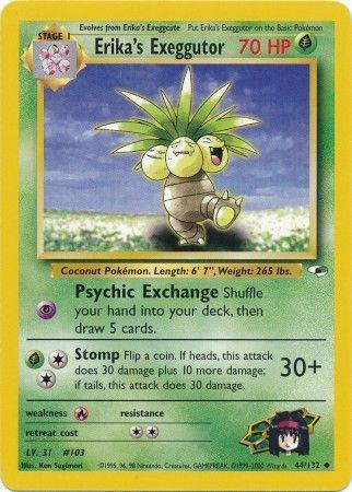 Erika's Exeggutor 044/132  - Unlimited Gym Heroes - Uncommon
