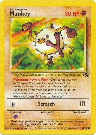 Mankey 055/64  - Unlimited Jungle - Common