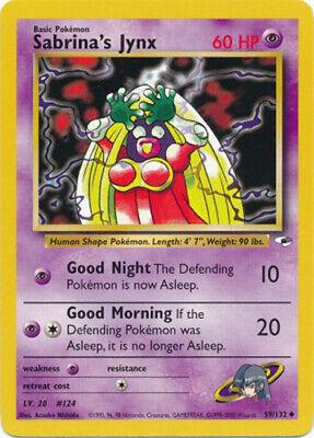 Sabrina's Jynx 059/132  - Unlimited Gym Heroes - Uncommon
