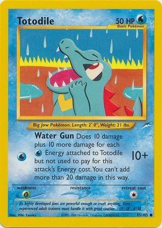 Totodile 085/105  - Unlimited Neo Destiny - Common