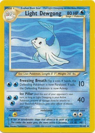 Light Dewgong 045/105  - Unlimited Neo Destiny - Uncommon