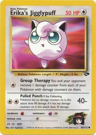 Erika's Jigglypuff 069/132  - Unlimited Gym Challenge - Common