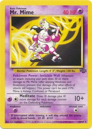 Mr. Mime (22) 022/64  - Unlimited Jungle - Rare