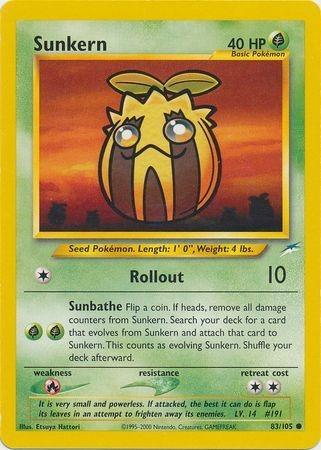 Sunkern 083/105  - Unlimited Neo Destiny - Common