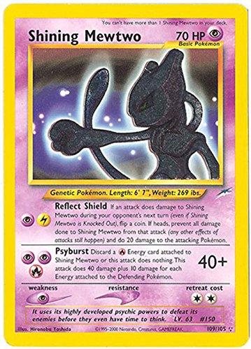 Shining Mewtwo 109  - Unlimited Holofoil Neo Destiny - Secret Rare