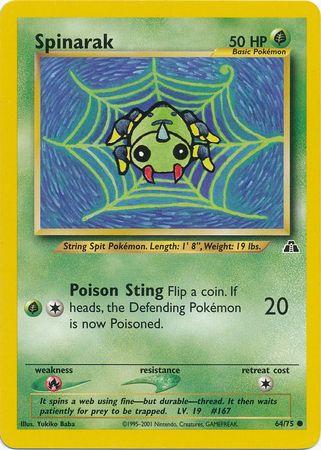 Spinarak 064/75  - Unlimited Neo Discovery - Common