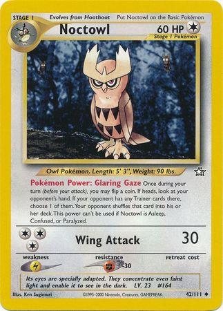 Noctowl 042/111  - Unlimited Neo Genesis - Uncommon