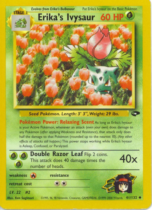 Erika's Ivysaur 041/132  - Unlimited Gym Challenge - Uncommon