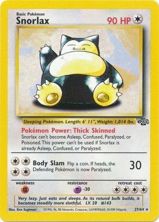 Snorlax (27) 027/64  - Unlimited Jungle - Rare