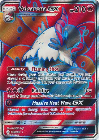 Volcarona GX (Full Art) - 213/236 - Ultra Rare