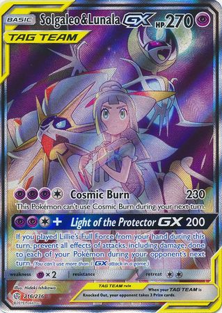 Solgaleo & Lunala GX (Full Art) - 216/236 - Ultra Rare