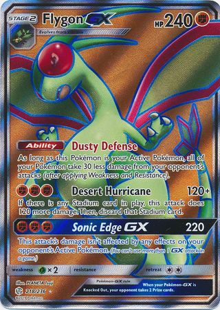 Flygon GX (Full Art) - 218/236 - Ultra Rare