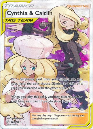 Cynthia & Caitlin (Full Art) - 228/236 - Ultra Rare