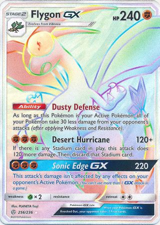 Flygon GX (Secret) - 256/236 - Secret Rare