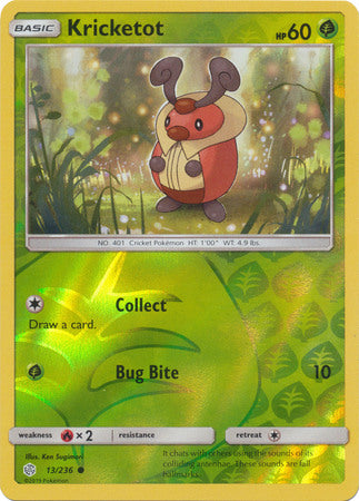Kricketot - 13/236 - Common - Reverse Holofoil